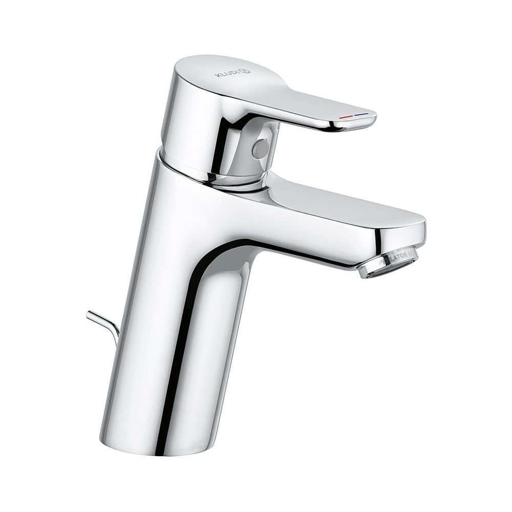 Kludi PURE & EASY Mitigeur de lavabo 100 cm avec évacuation métallique chromé