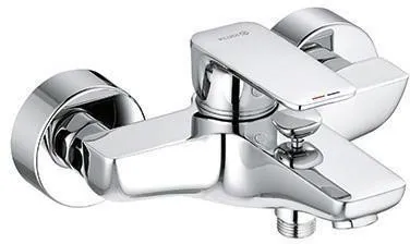 Mélangeur mitigeur monocommande pour baignoire et douche KLUDI PURE & STYLE, sécurité enfant, finition chromé
