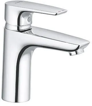 Mélangeur monocommande KLUDI PURE & SOLID pour lavabo 100 mm sans bonde, chromé