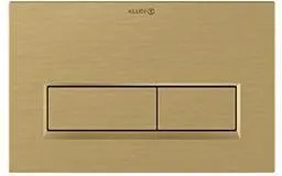 Plaque de commande Kludi UNIFIX rectangulaire 244 x 160 mm Or brossé