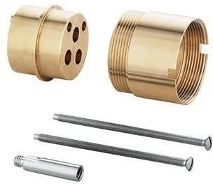KLUDI Pièce de rechange rallonge encastrée Logo pour 38624/38625 Wafü chrom