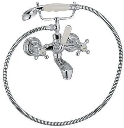 KLUDI Garniture de douche et robinetterie de baignoire chromée 1926