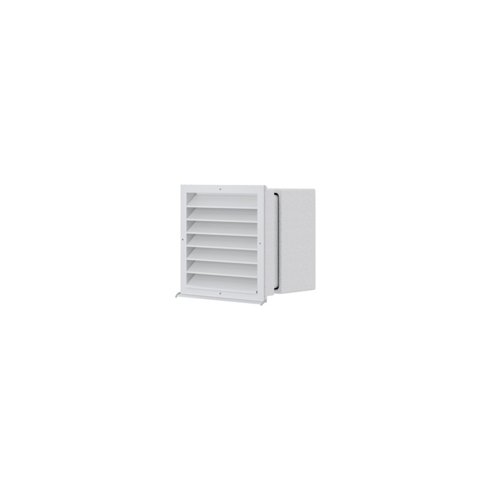 Passage de mur extérieur Stiebel Eltron AWG 315 GL, EPS, grille en aluminium blanc