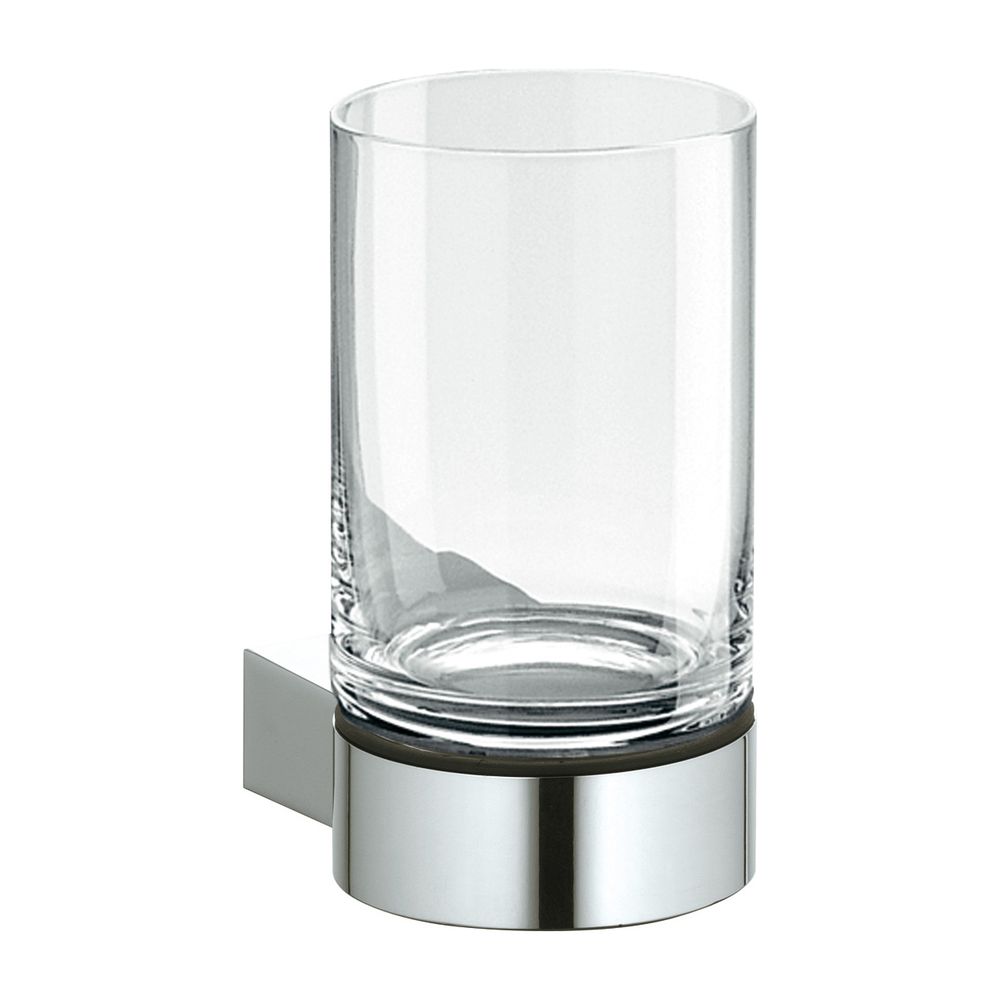 Support en verre Keuco Plan, verre en cristal véritable, argent anodisé, 14950179000