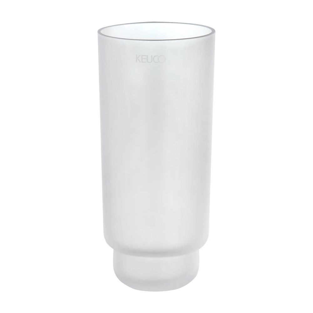Keuco Édition 300 Insert en cristal véritable pour 30064, verre brossé, D 80,2/63x179,5 mm, mat, 30064009000