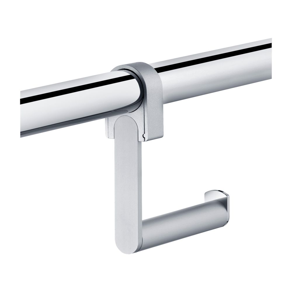 Support de rouleau de papier toilette PLAN CARE avec frein à rouleau, pour 34901, 34906, argent anodisé, 34962170000