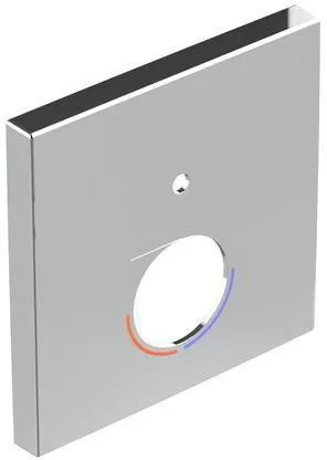 Cache KEUCO de rechange ARM 50100 angulaire, chromé pour 53016