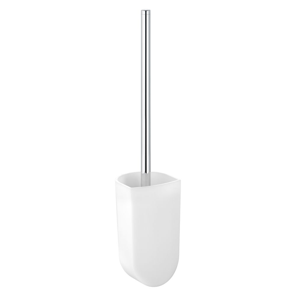 Keuco Garniture de brosse WC Elegance avec insert en verre, chromée, 11669019000