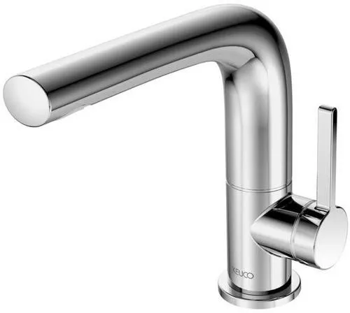 Mitigeur de lavabo Keuco KE EHM-WT 150 Edition 400 51505, pivotant, sans vidange, chromé