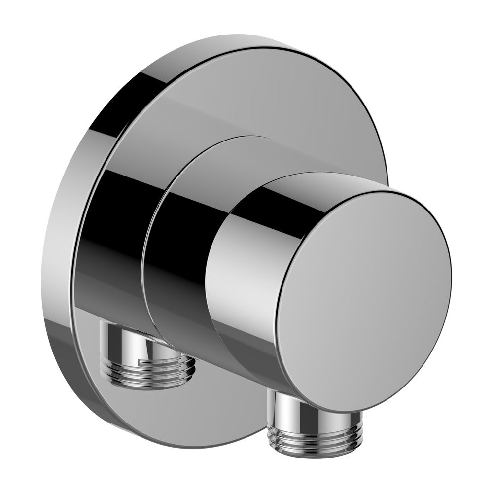 Raccord de flexible Keuco Ixmo 1/2", antiretour, rosace ronde, chromé, 59547010001