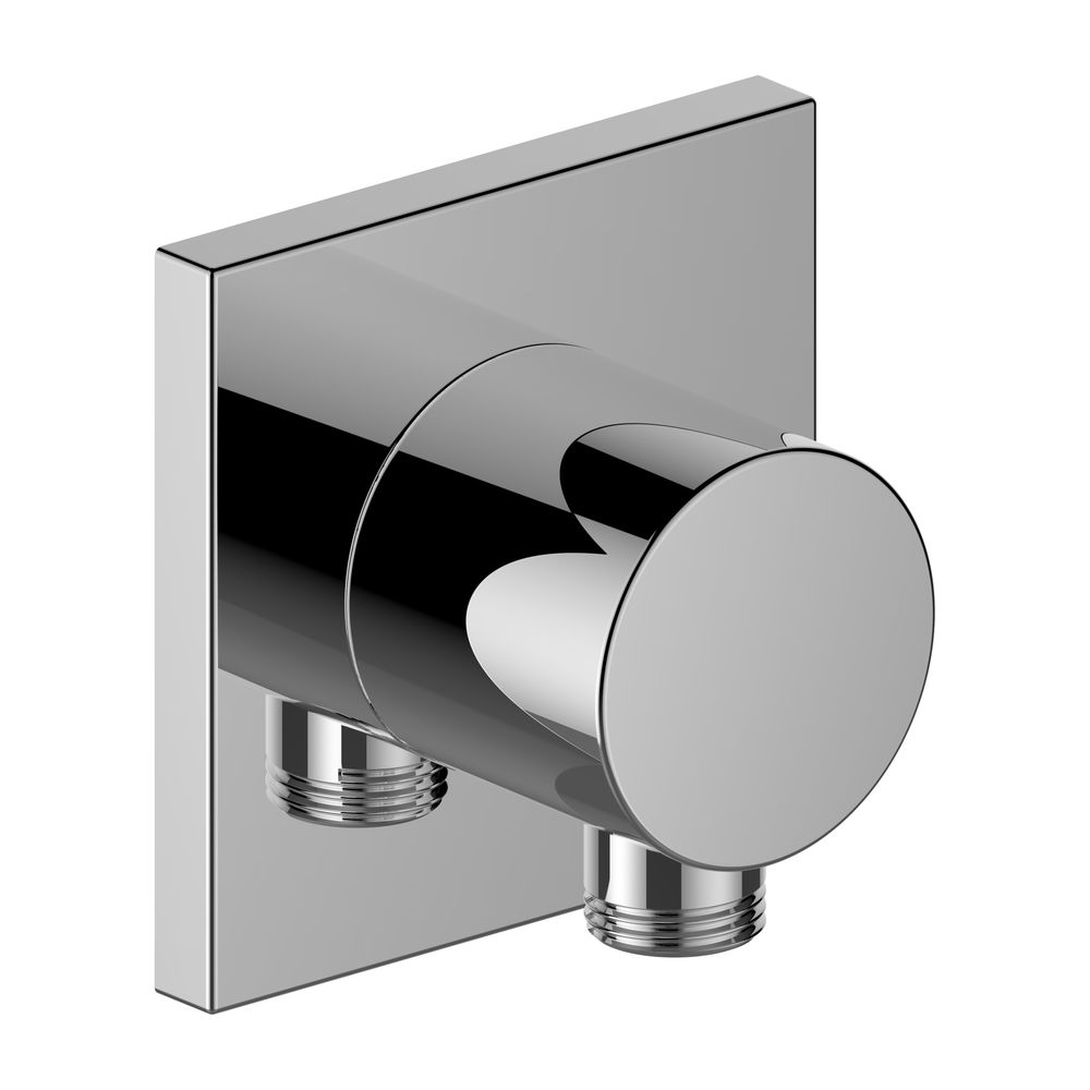 Keuco Ixmo Raccord de flexible 1/2", anti-retour, rosace carrée, chromé, 59547010002