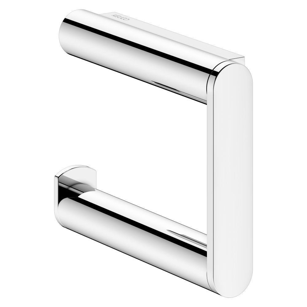 Porte-rouleau de papier toilette Keuco Plan, forme ouverte, version gauche, pivotant, avec kit de fixation, chromé, 14962010001