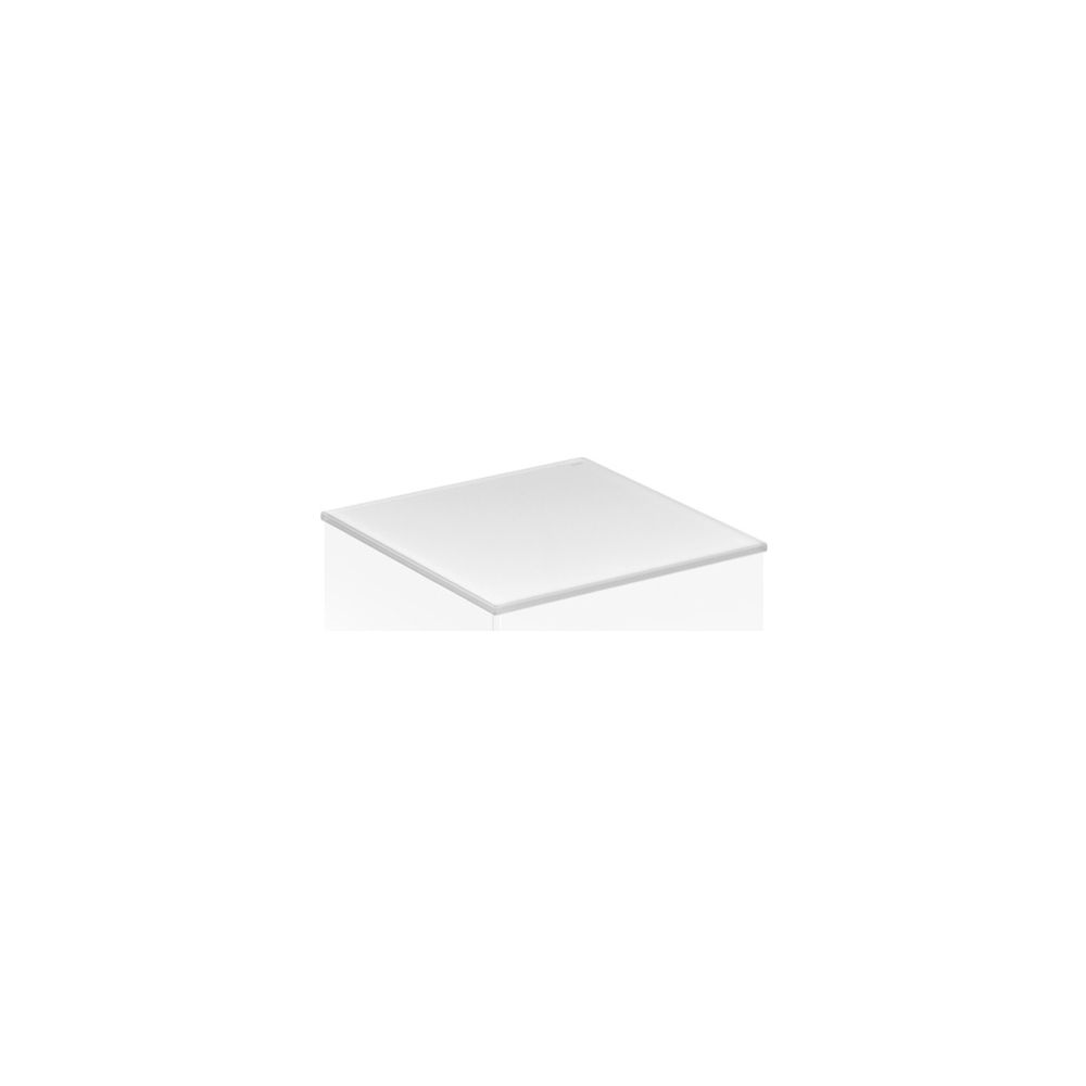 Plaque de recouvrement Keuco Edition 11 pour buffet 31320/21, 366x3x520 mm, verre ESG blanc satiné, 31320279012
