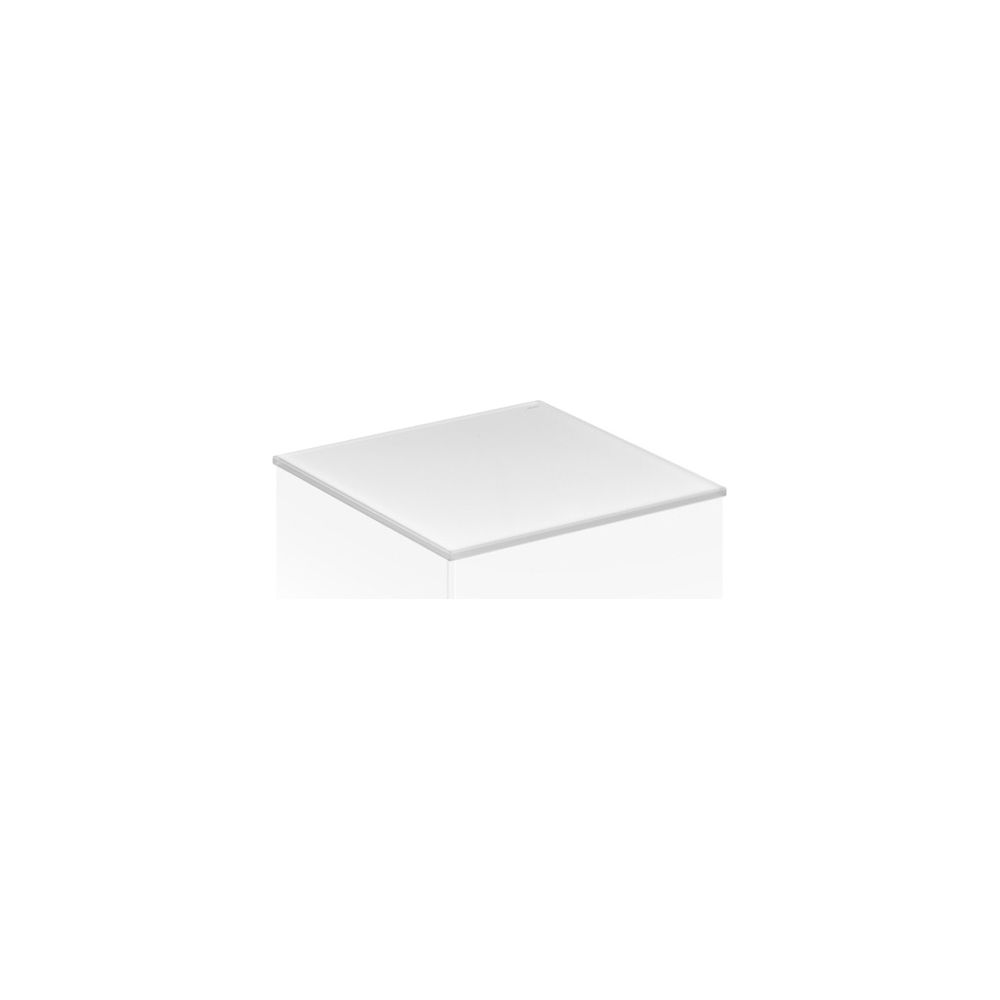 Plaque de recouvrement Keuco Edition 11 pour buffet 31322/23, 702x3x520 mm, verre ESG blanc satiné, 31322279010