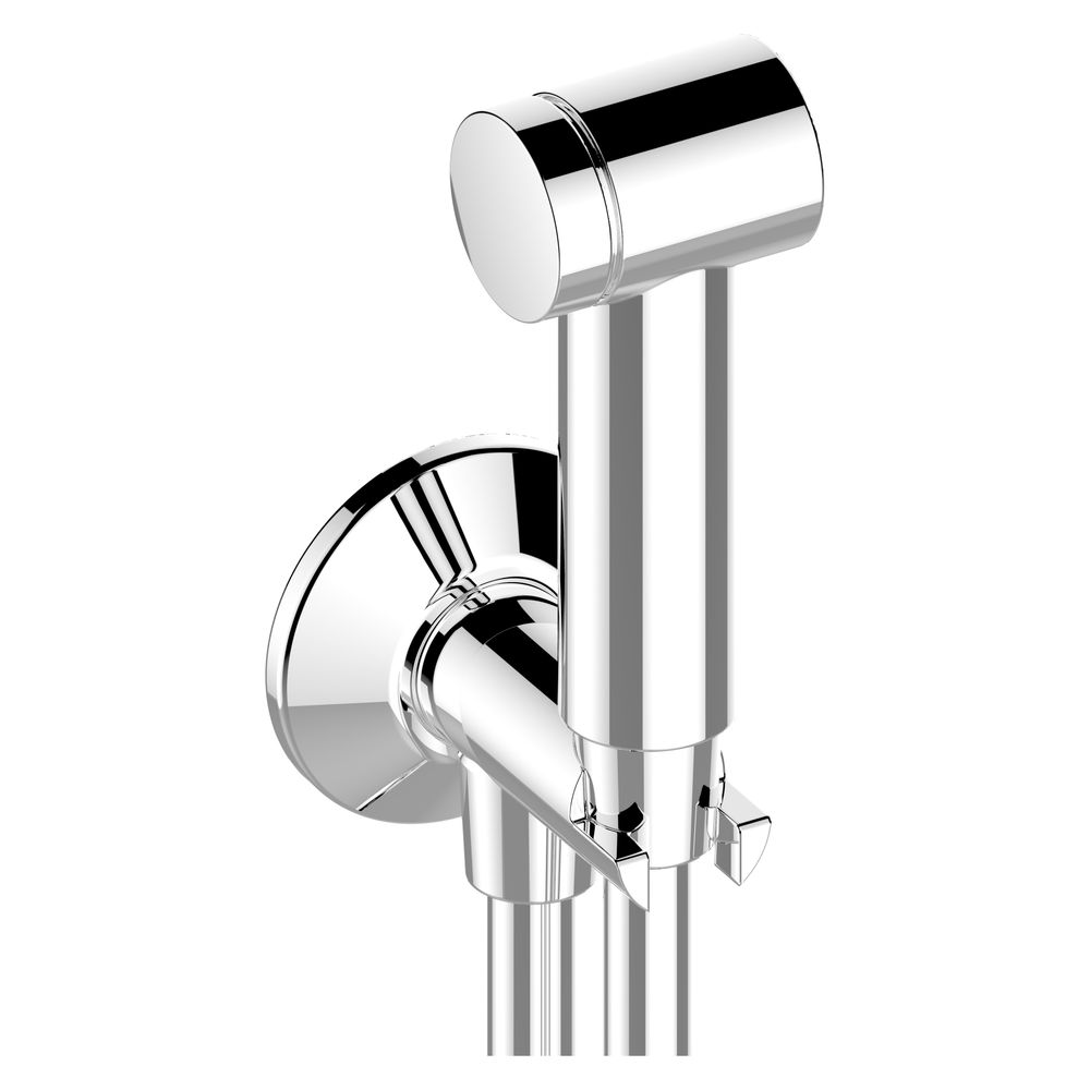 Pommeau de douche hygiénique Keuco avec raccord flexible, chromé, 59983010000