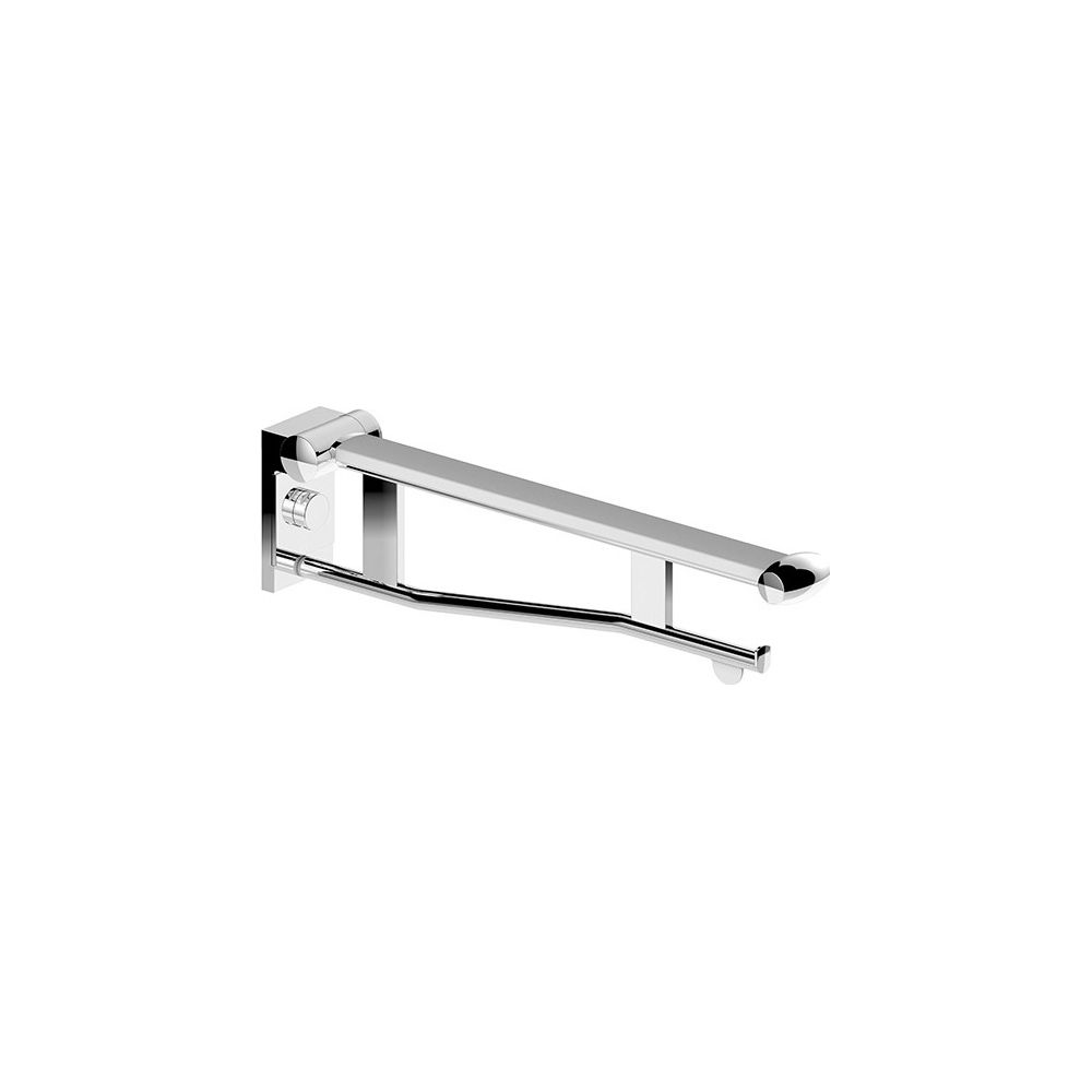 Keuco KE SK-Griff WC Plan Care 34903, amovible, chromé/noir-gris, 700 mm