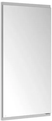 Keuco Royal Modular 2.0 Armoire miroir 1 porte à gauche, sans éclairage, encastrable, 1 prise, 500x900x160mm, argent anodisé