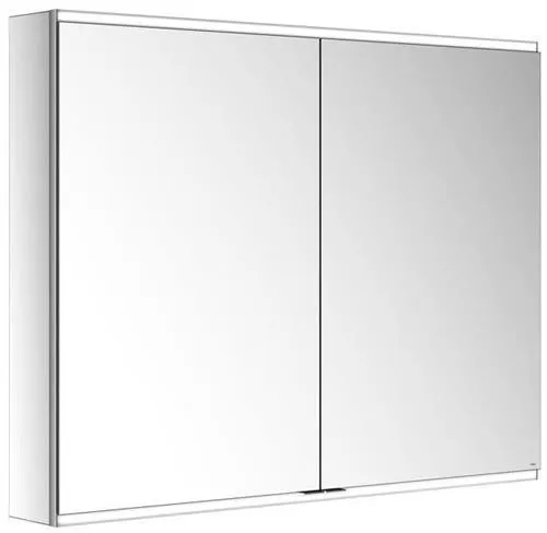 Keuco Royal Modular 2.0 Armoire miroir 2 portes, avec éclairage, à poser, 2 prises, 1200x900x160 mm, argent anodisé