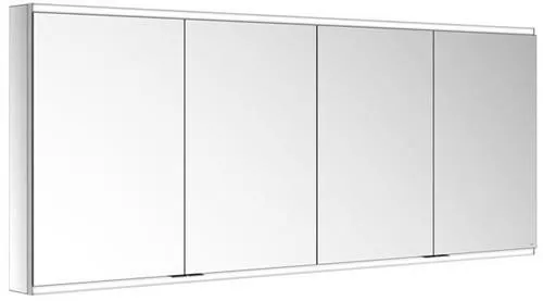 Keuco KE Royal Modular 2.0 SPS, réf. 80041, avant-plaque encastrée, finition brossée, 1800x700x120 mm