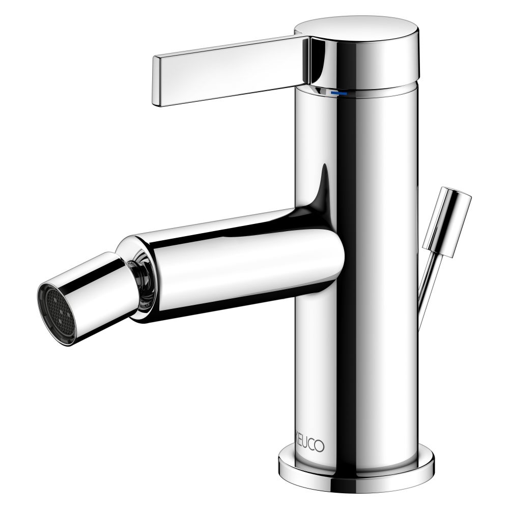 Mitigeur monocommande de bidet IXMO Pure avec évacuation à tige de traction, rosace ronde, chromé, 59509011000