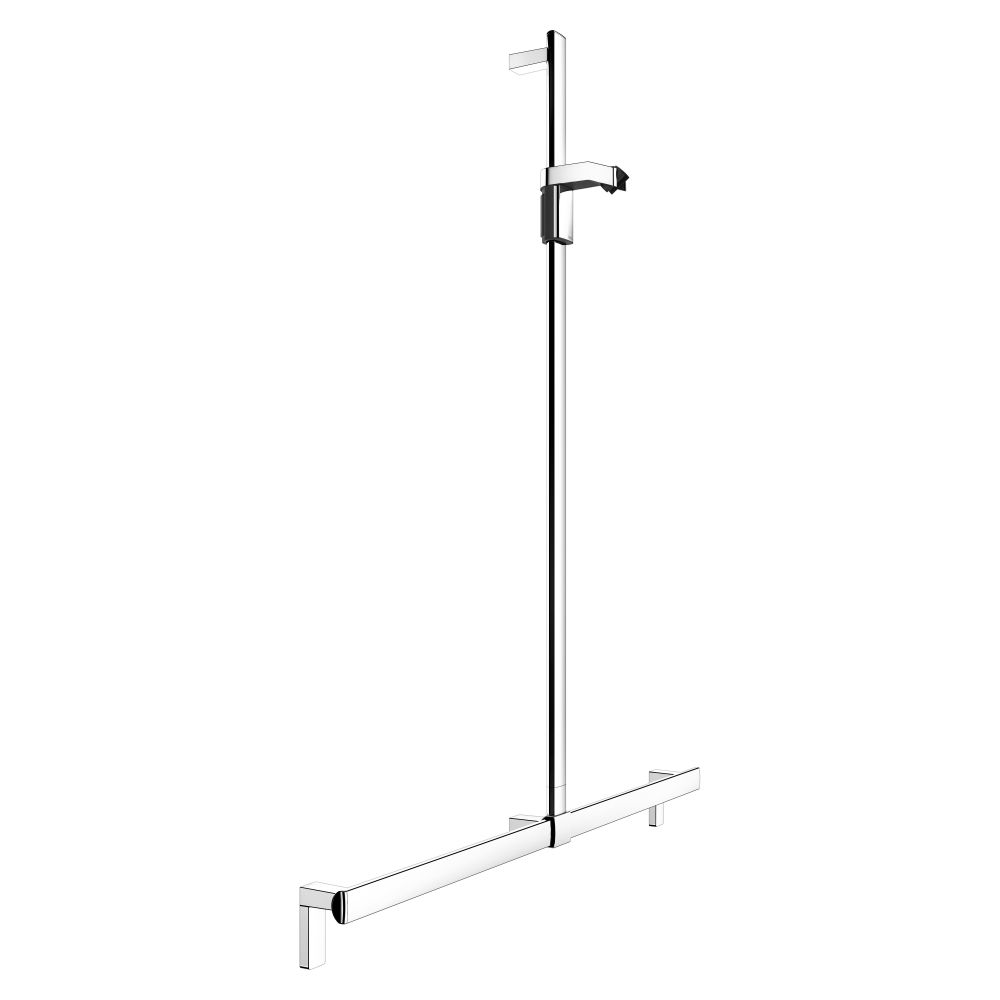 Keuco Axess barre de douche avec colonne de douche, 1150/1301 mm, avec 2 jeux de fixation 1, Chromé, 35014011213