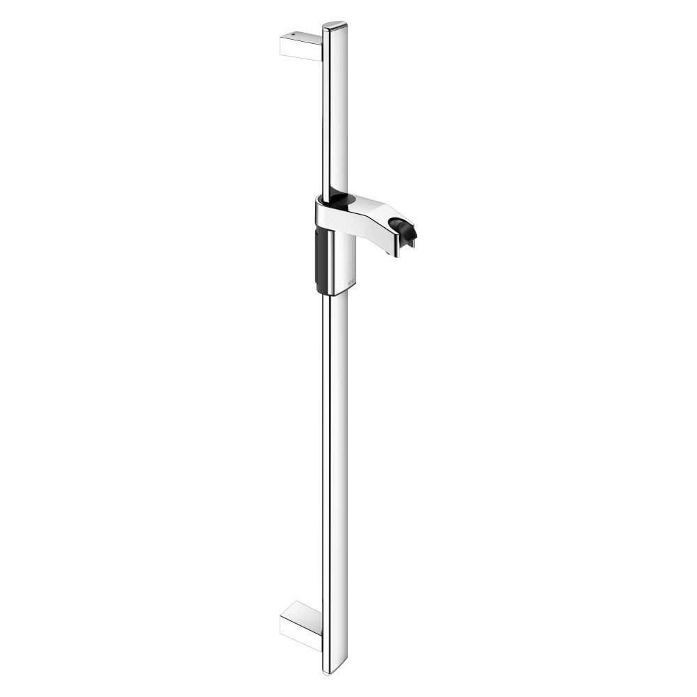 Barre de douche Keuco Axess pour flexibles à écrou conique, 800 mm, avec kit de fixation 1, chromée, 35012010800