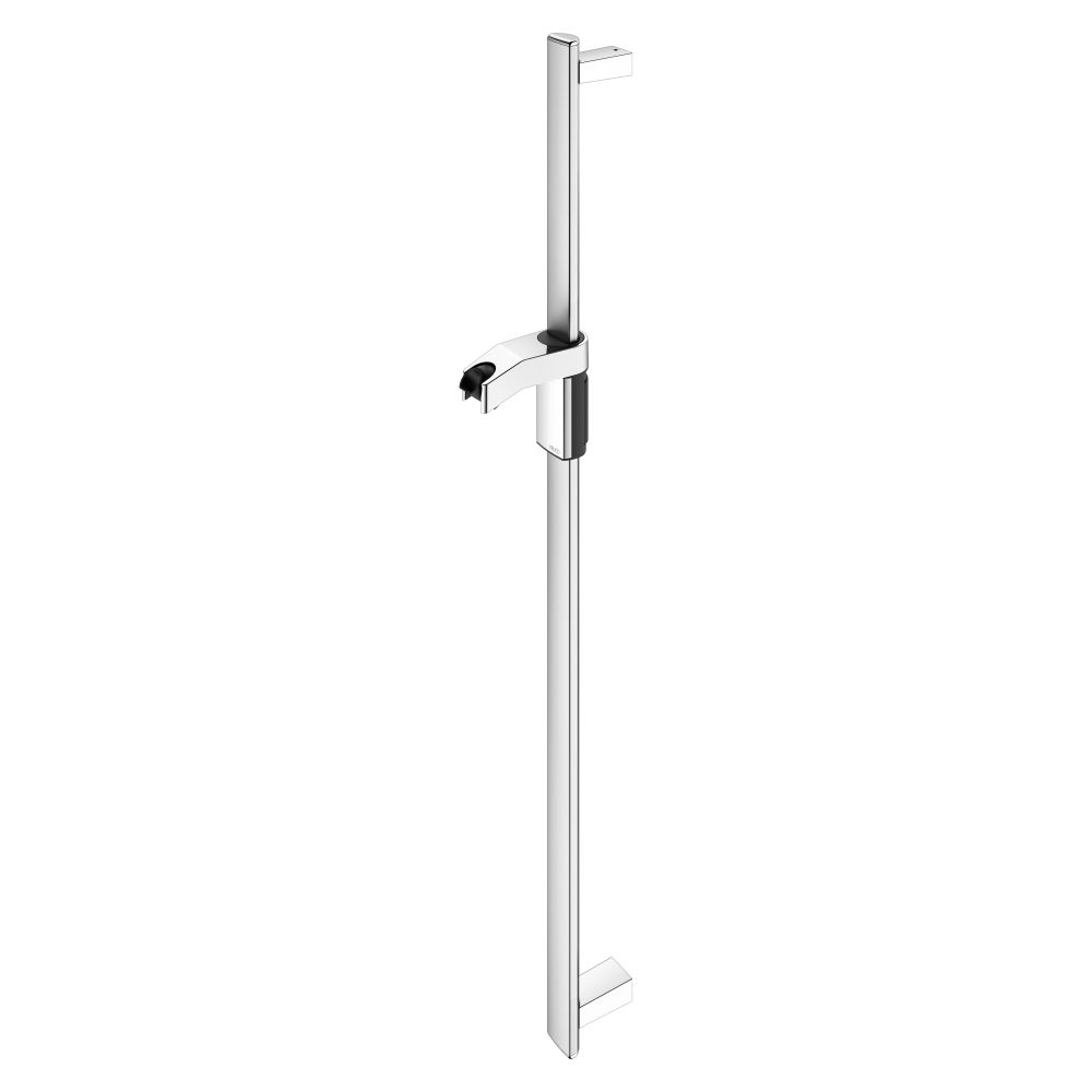 Barre de douche Axess Keuco pour flexibles à écrou conique, 1000 mm, avec kit de fixation, argent anodisé, 35012171000
