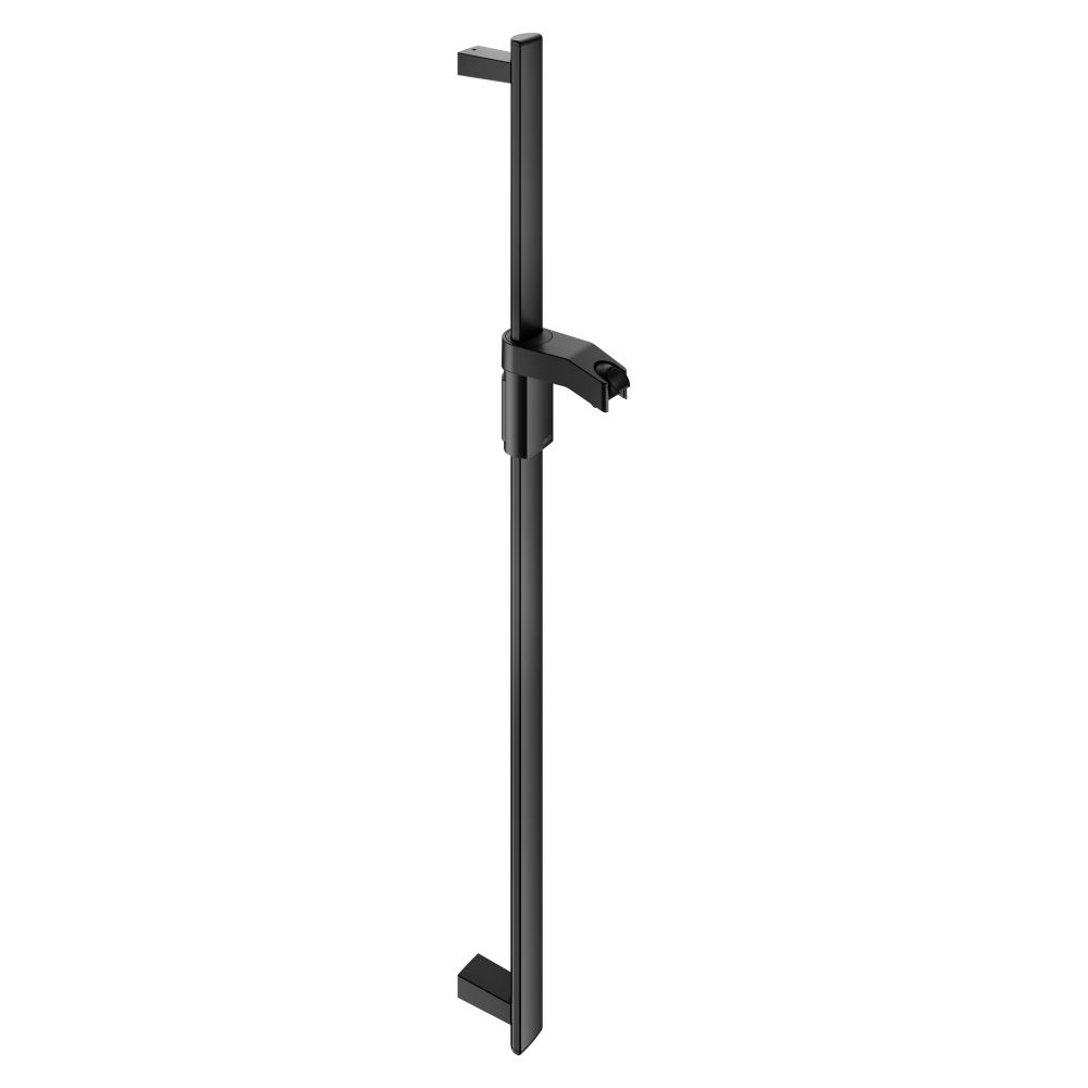Barre de douche Keuco Axess pour tuyaux à écrou conique, 1000 mm, avec kit de fixation, noir mat, 35012371000