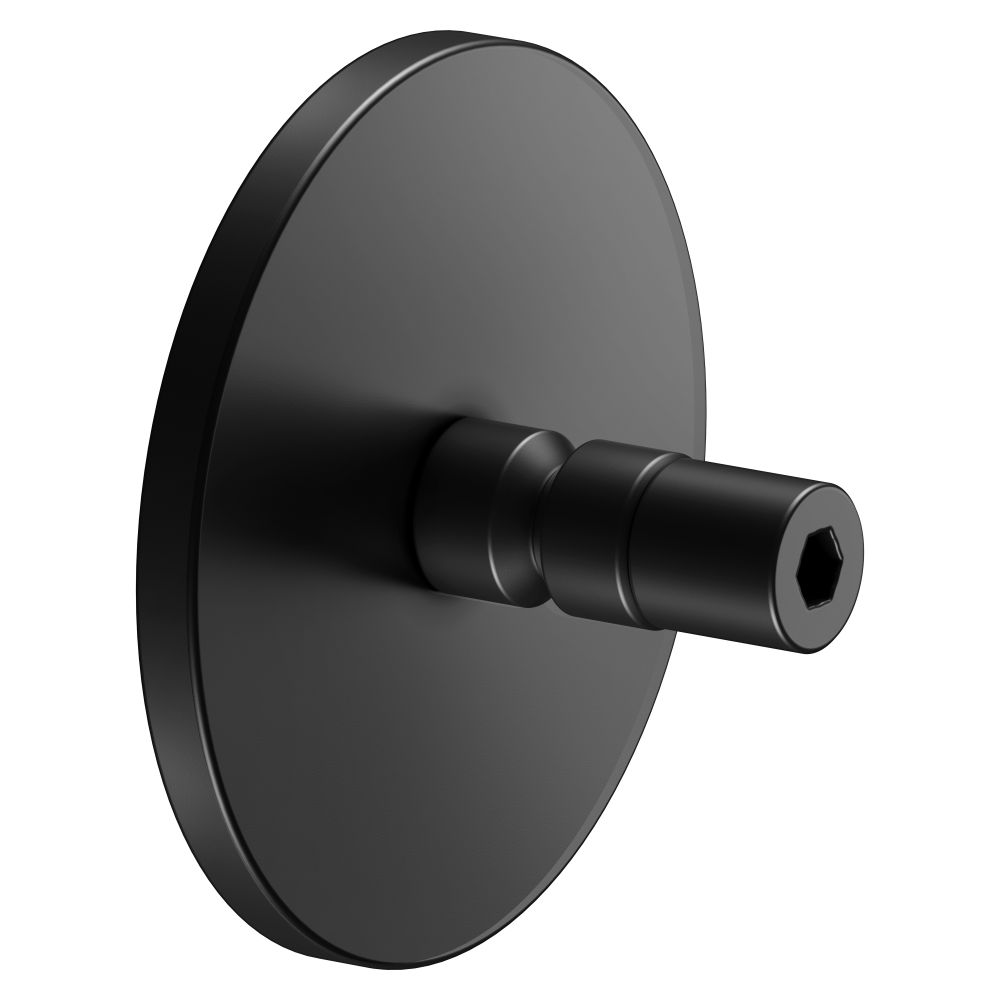Kit de fixation adhésif Keuco 5 pour modèles 12801, 12814, avec rosace ronde noir mat 04994370501