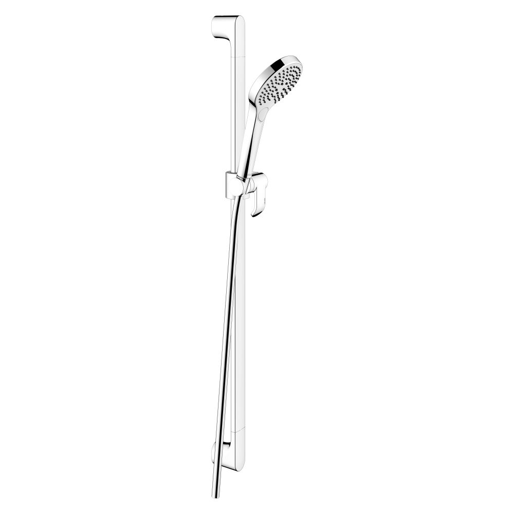 Set de douche Keuco Edition 400, 900 mm, avec pommeau de douche à 3 jets, chromé, 51587010900