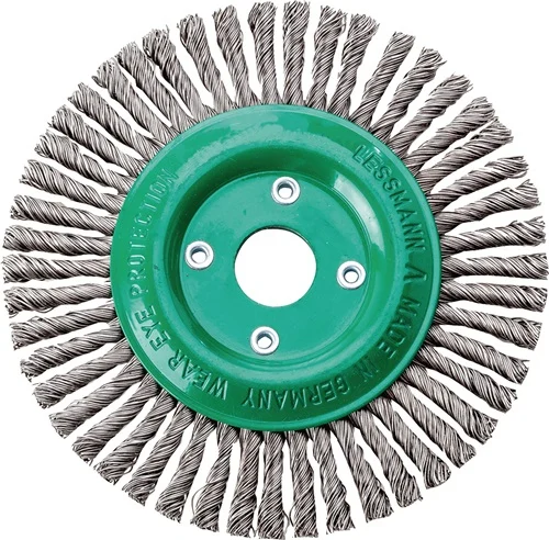 Brosse ronde Lessmann Ø125 mm VA 15 000 min⁻¹ - 473801EZ