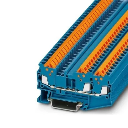 Phoenix Contact Borne à 3 conducteurs QTC 1,5-TWIN BU