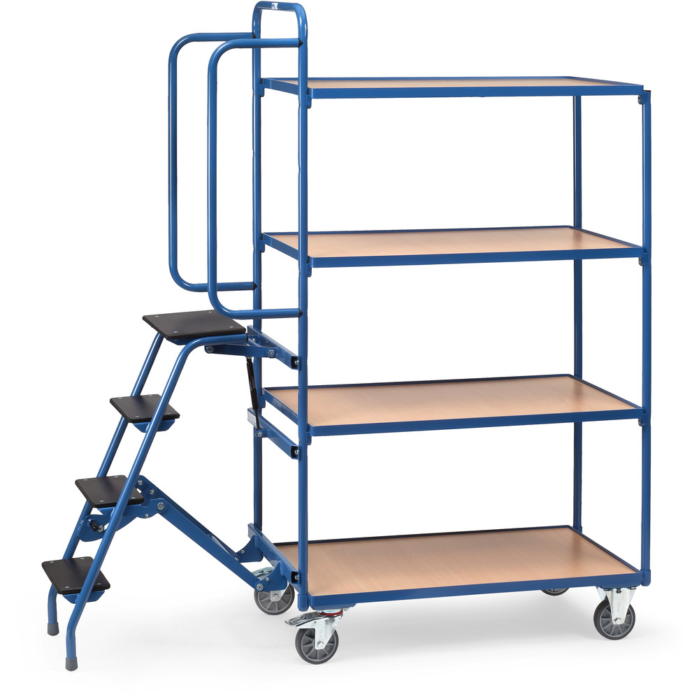 Chariot de manutention Fetra 2108 - Surface de chargement 1 000 x 600 mm