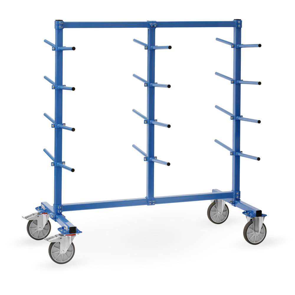 Fetra Chariot à bras porteurs 4627-1 1200 x 800 mm Bras porteur 370 mm long 5°