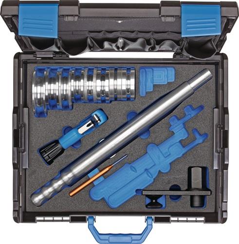 Kit de cintrage manuel pour tubes Gedore – plage de travail 6-18 mm, 12 pièces — lot de 12
