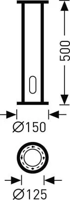 Trilux Socle de fixation 08800