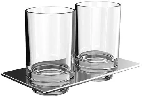 Emco EC Support double verre art. 00100 pièce en verre transparent chromé