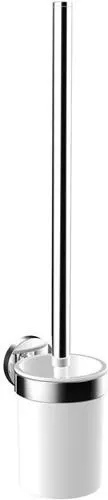 Garniture à brosse Emco EC round 00100 récipient plastique chromé