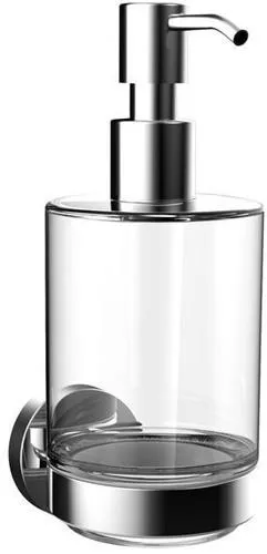 Distributeur de savon Emco EC round 00100 partie en verre satiné chromé