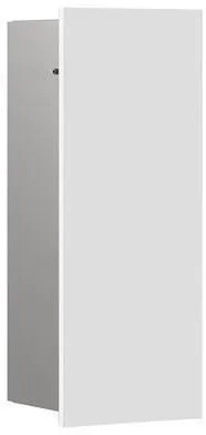 Module de garniture à brosse Emco EC asis pure 51305 encastré, battant droit 435 mm blanc
