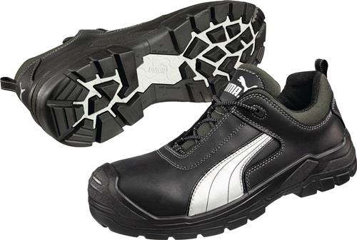 Chaussure de sécurité Puma Cascades Low Taille 42 noir/blanc S3 CI HI HRO SRC