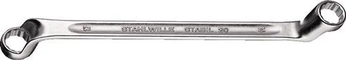 Clé à fourche double Stahlwille 20 25x28mm 350mm à double anneau profond