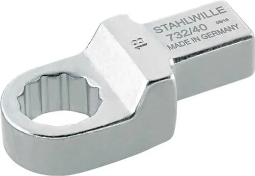 Outil à douille à anneau Stahlwille 732/40 15 SW 15mm 14x18mm CR-A-STA