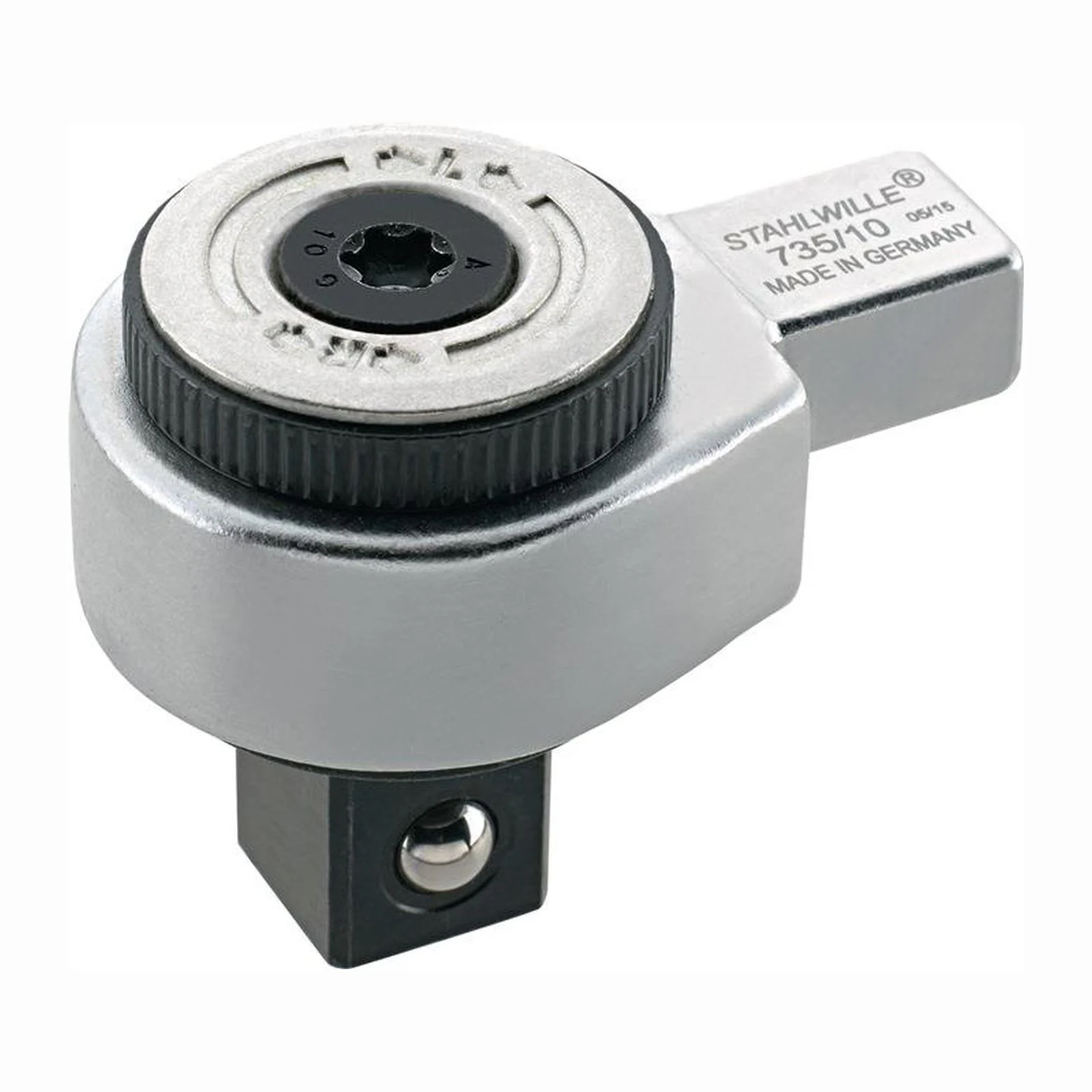 Clé à cliquet à douille interchangeable Stahlwille 735/10 1/2″ 9 x 12 mm - 58250010