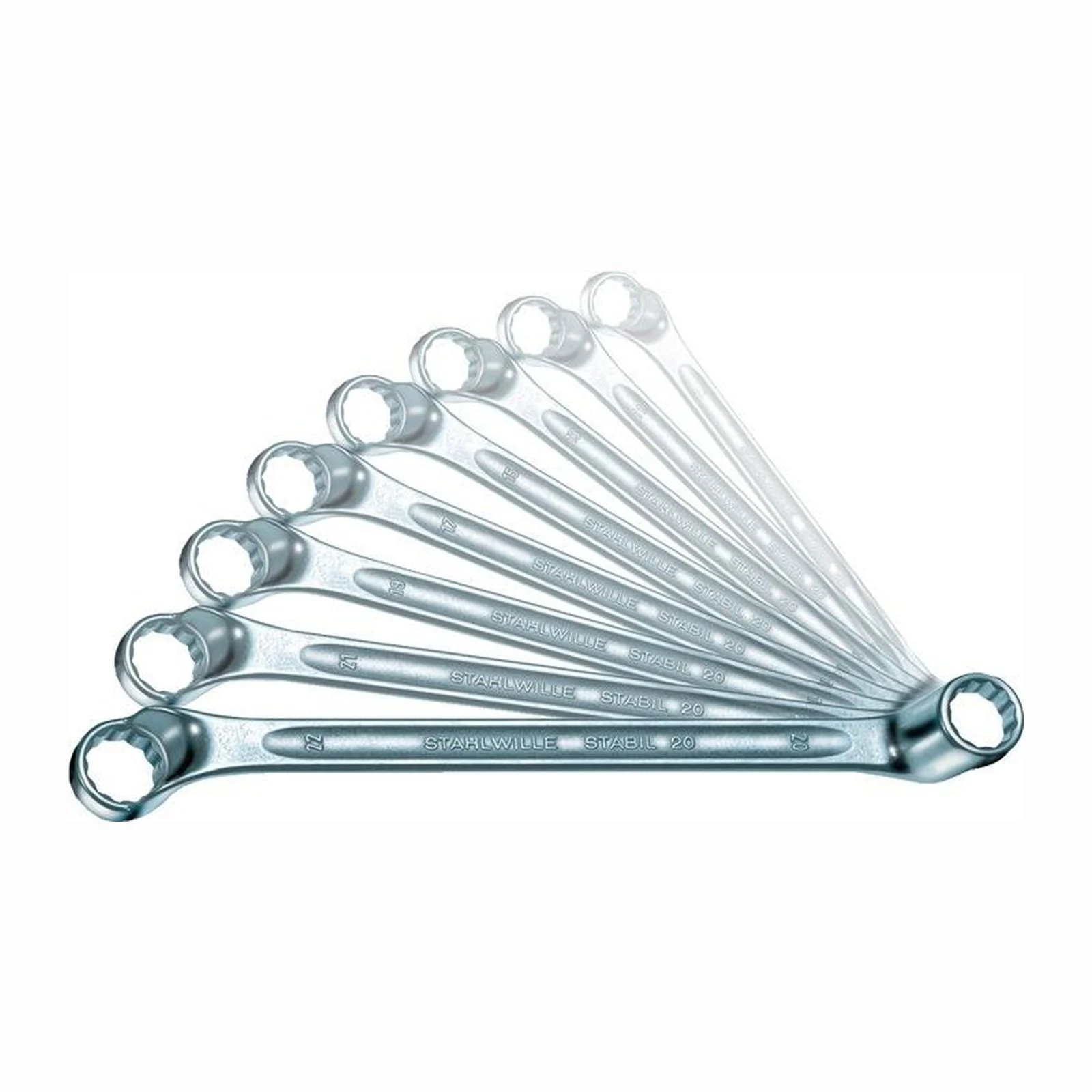 Jeu de clés à œil doubles STAHLWILLE 44550 12 pièces SW 6 - 32 mm - 96410406
