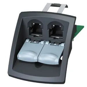 Siemens Dig.Industr. FC RJ45 Outlet Einsatz 6GK19011BK000AA1 VE4