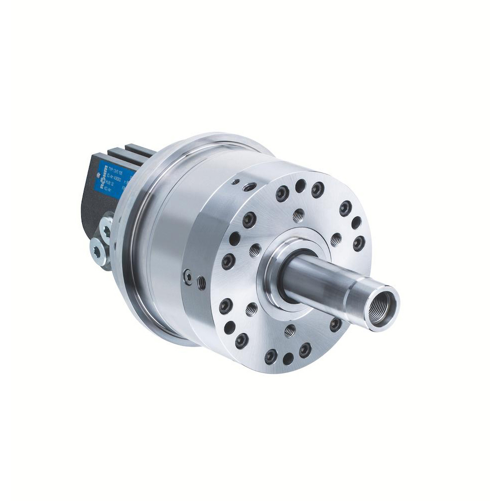 Cylindres de serrage hydrauliques pleins RÖHM 105, modèle de base OVS, jusqu'à 80 bar, exécution en acier - 438262