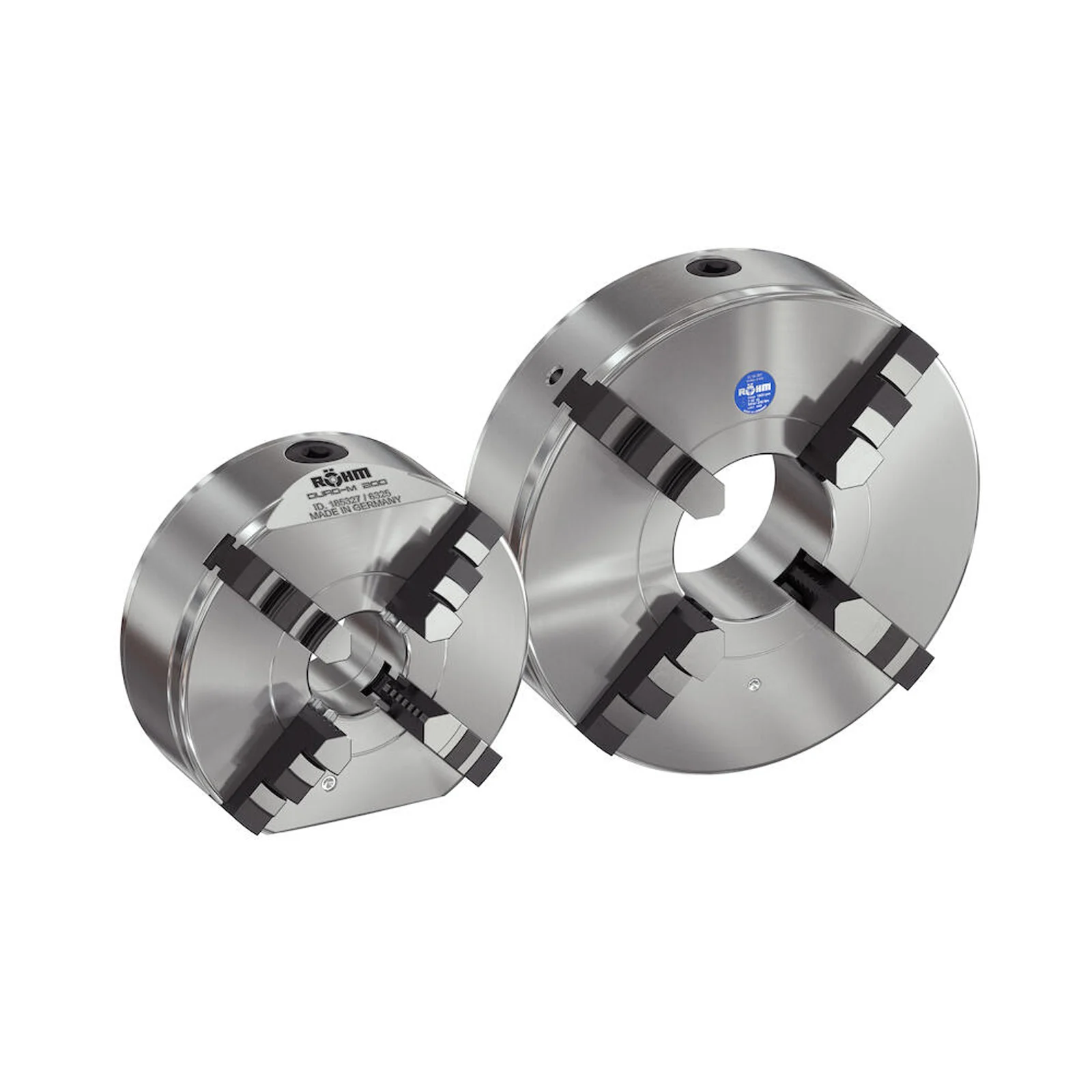 Mandrin à serrage concentrique Röhm Duro-M 250/4 Camlock (ISO 702-2/DIN 55029) KK 8 mors - 185474