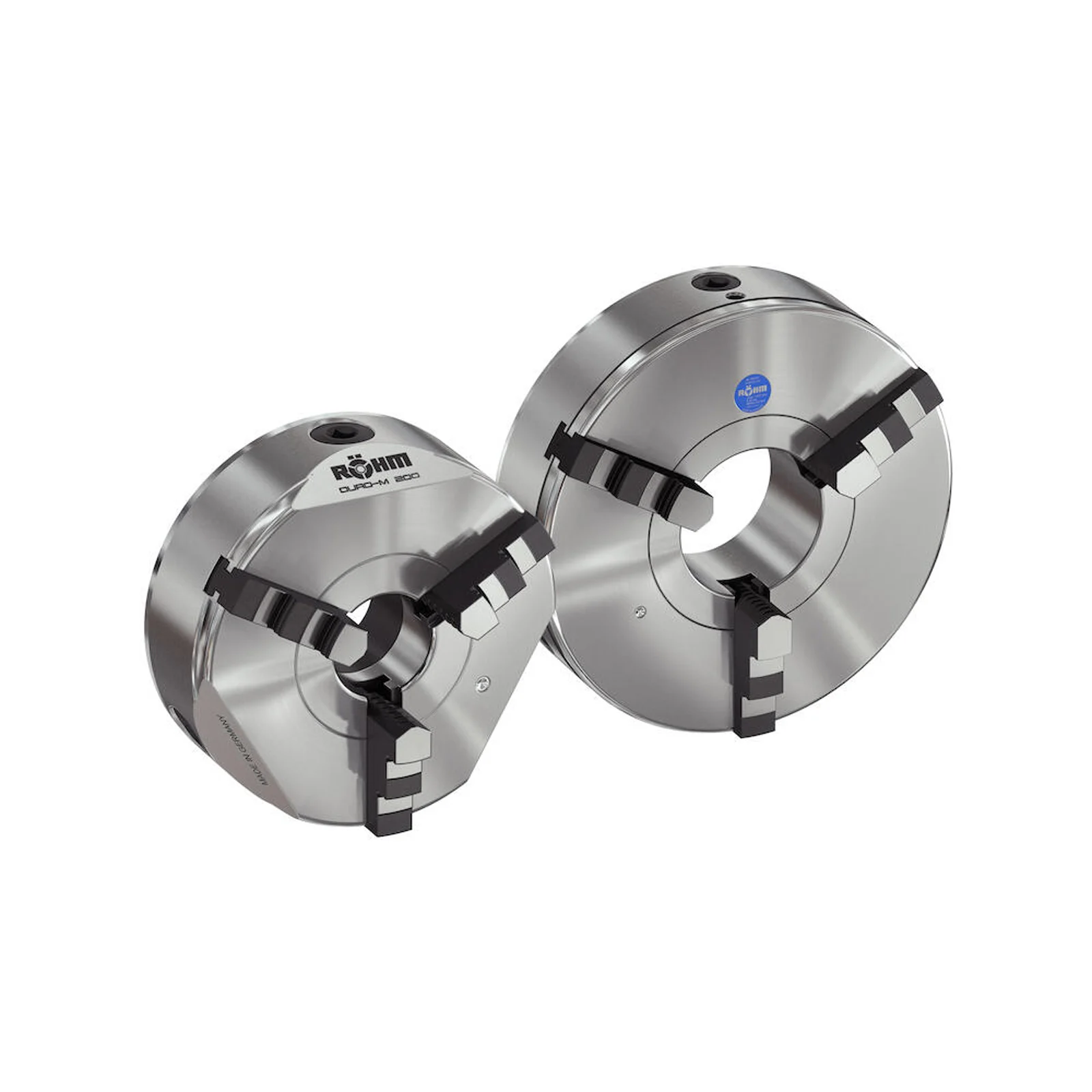 Mandrin à spirale plane Röhm Duro-M 200/3 Camlock (ISO 702-2/DIN 55029) KK 5 mors de perçage et de tournage - 185436