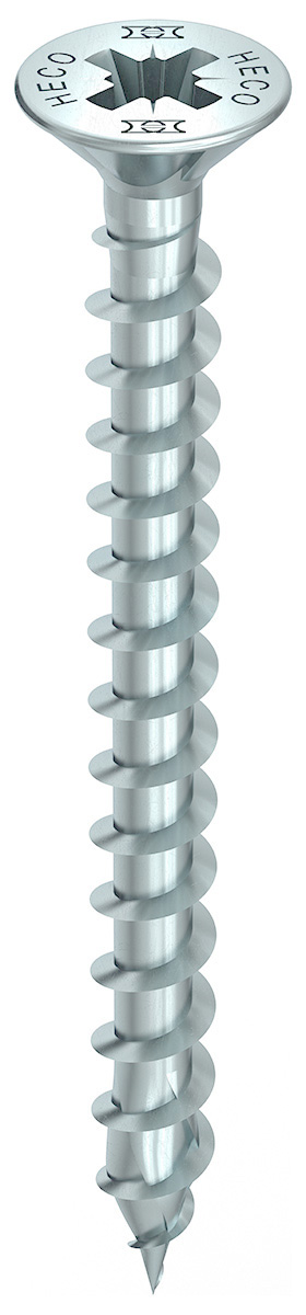 HECO TOPIX-plus, tête fraisée, Pozi-Drive, filetage complet variable, A3K